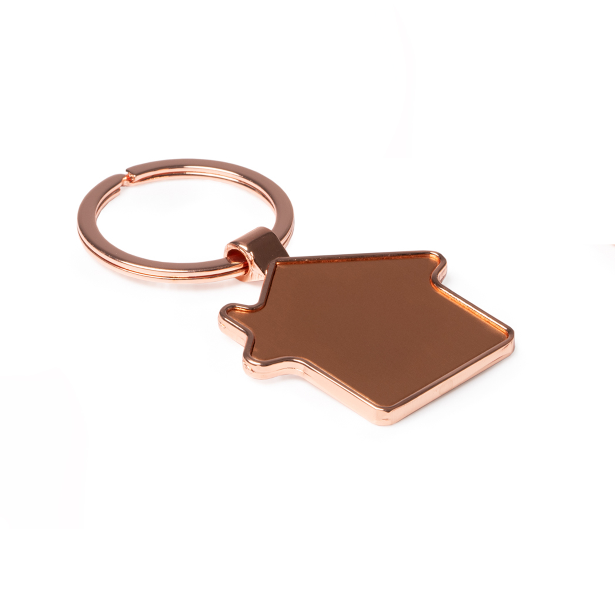 Metalen Sleutelhanger Huisvorm - 1