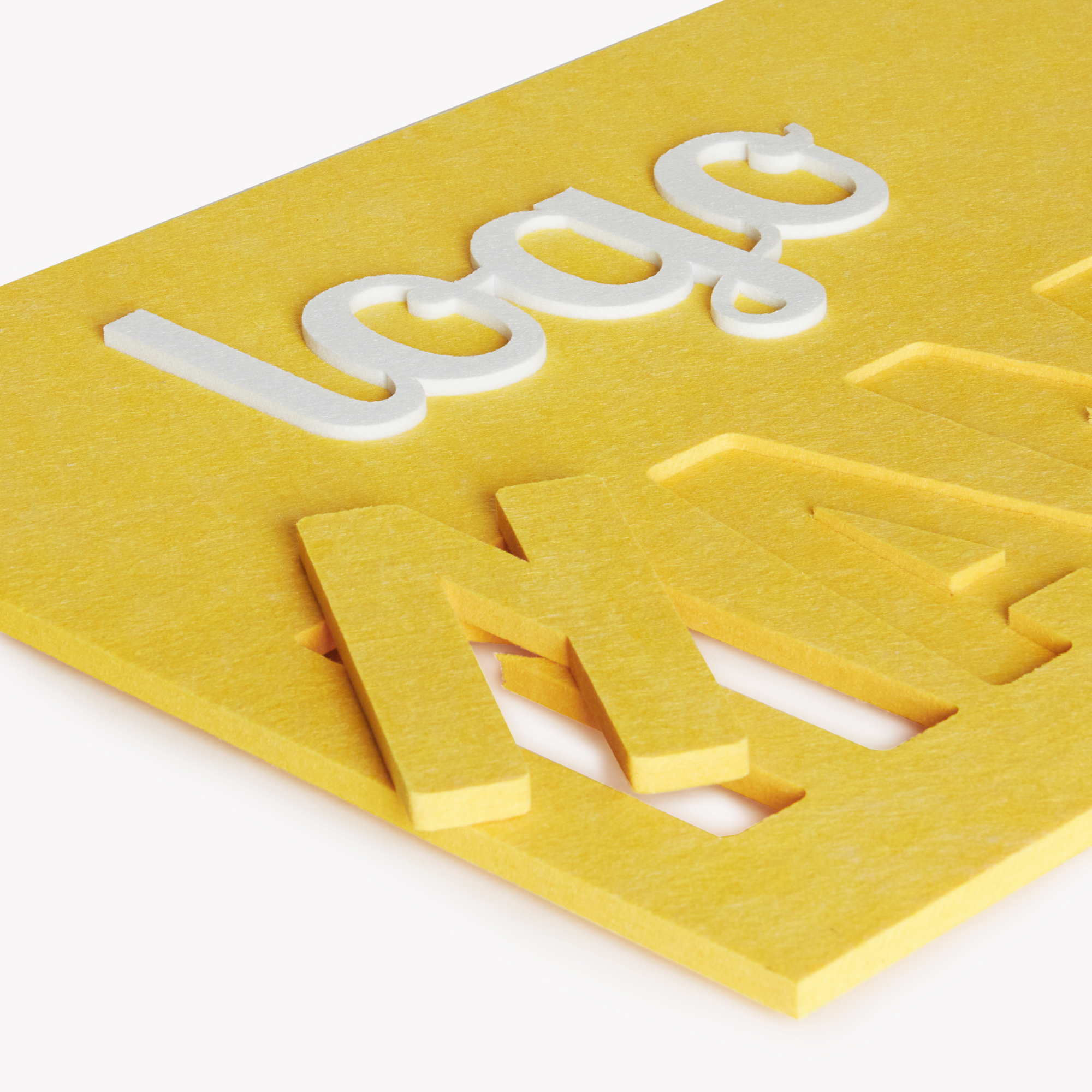 PET-vilt letters