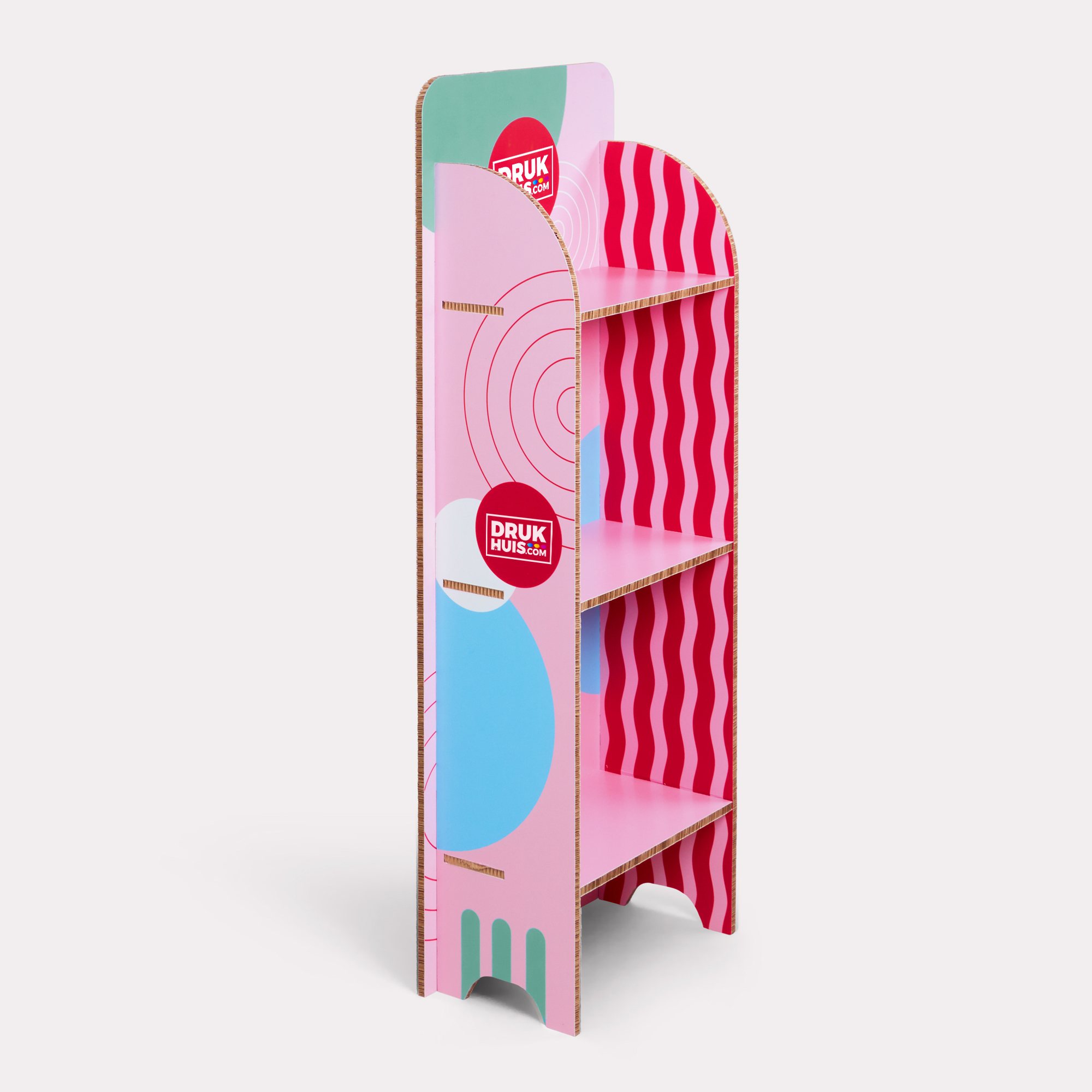 POS-displays met schappen