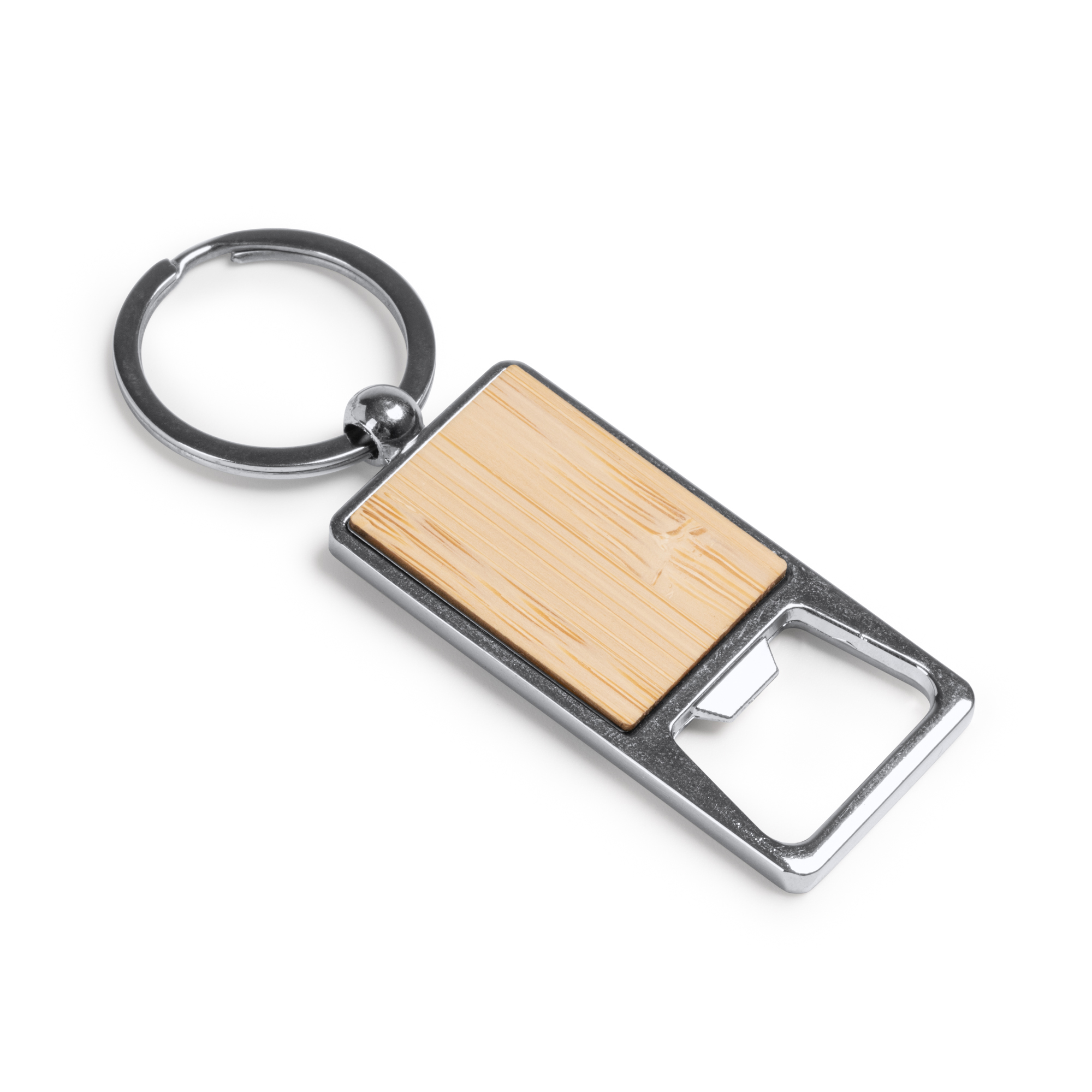 Sleutelhanger Flesopener Bamboe - 1