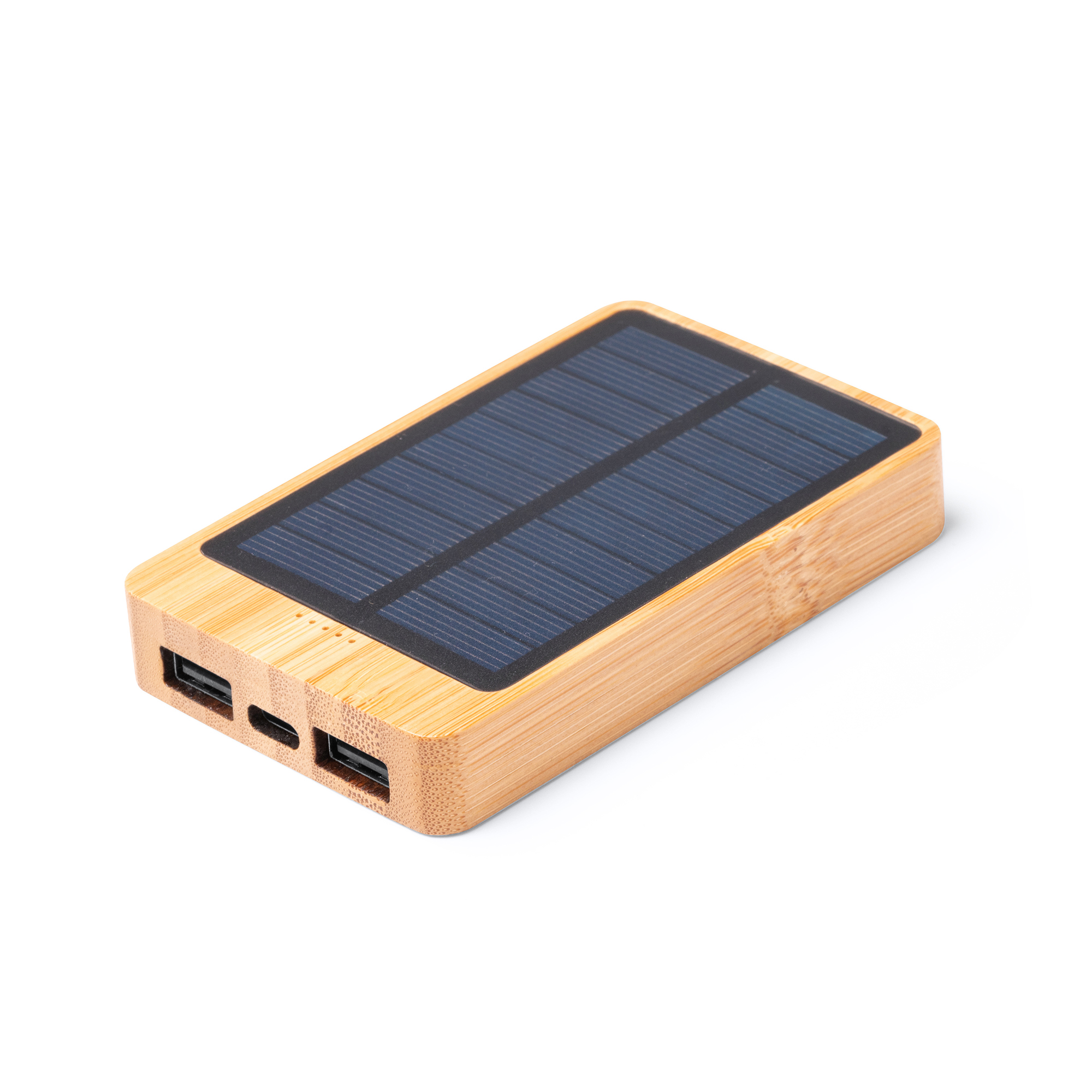 Solar Powerbank van Bamboe