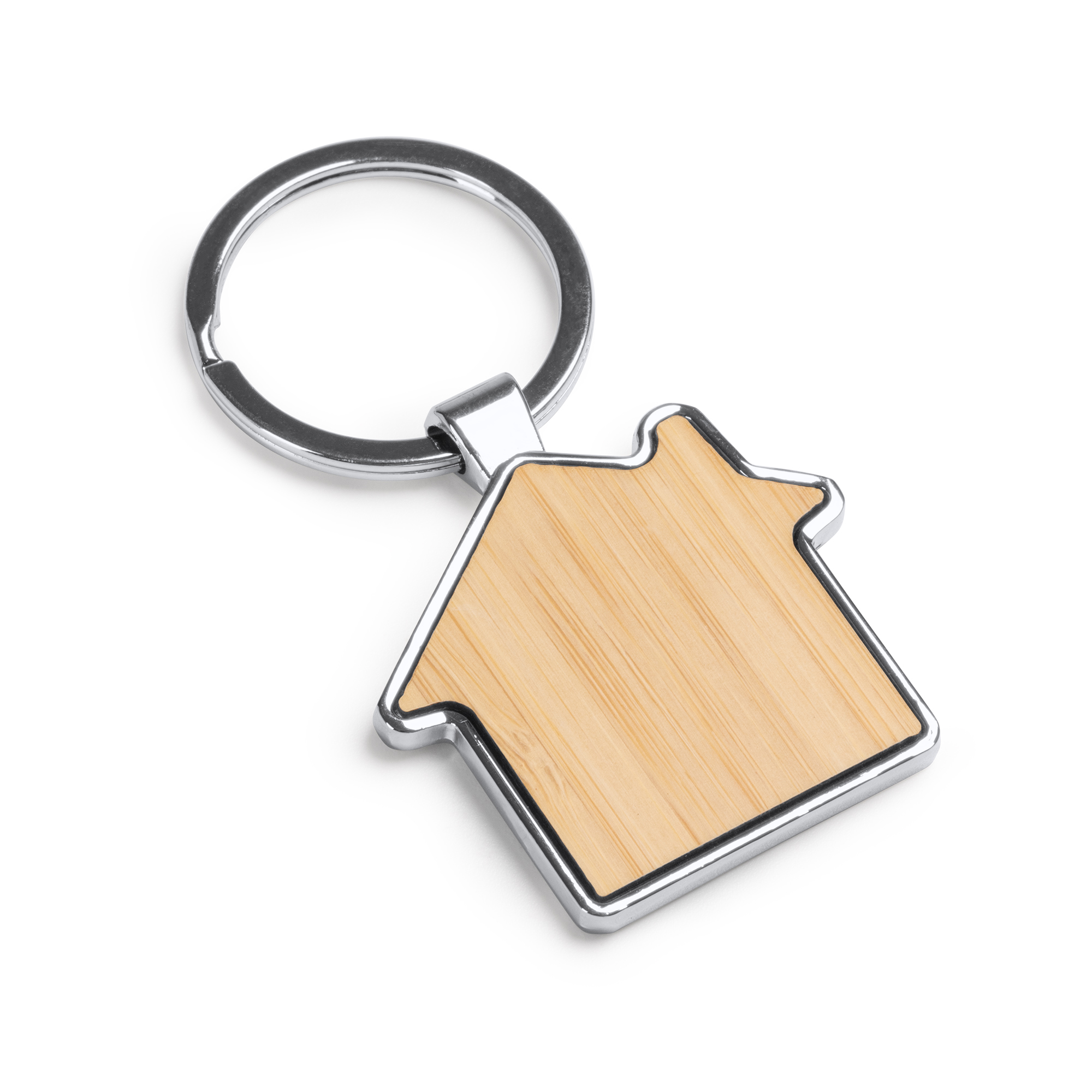Bamboe Sleutelhanger Huisvorm