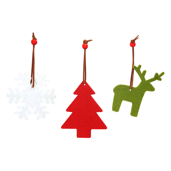Vilten Kerstdecoratie