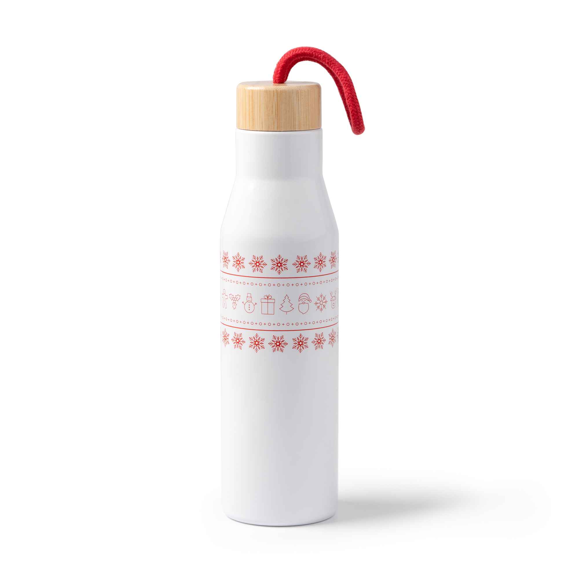 RVS Dubbelwandige Drinkfles Kerst