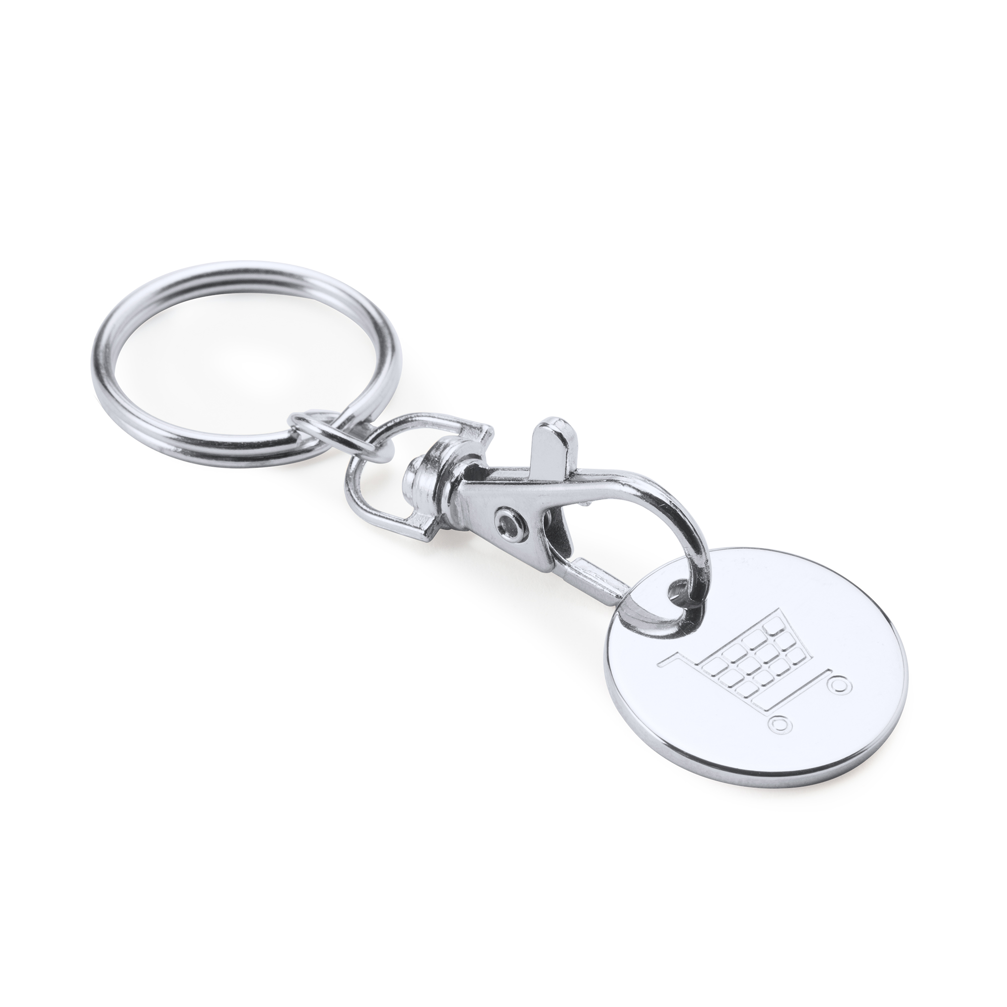 Muntsleutelhanger Winkelwagen